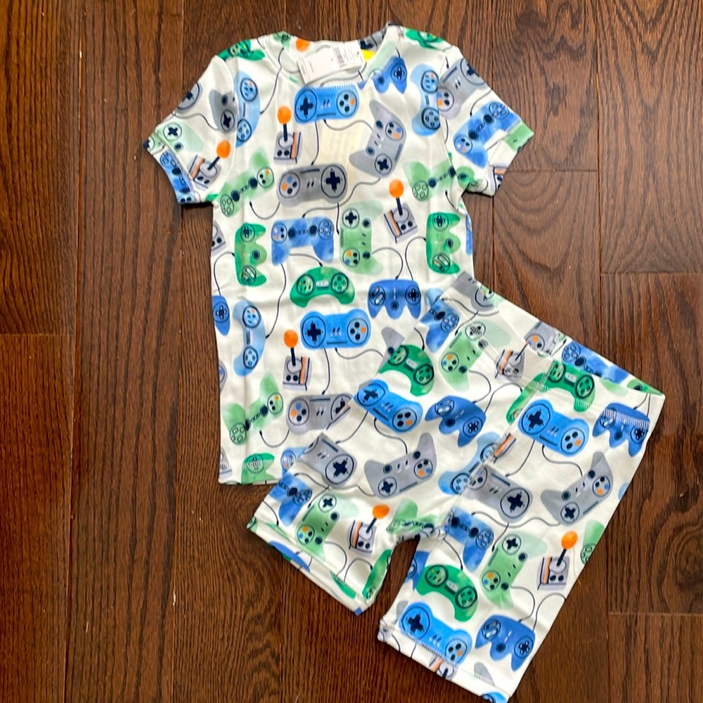 GAP Organic Cotton 2-piece Video Game Pajama Set - Boys Size 4
